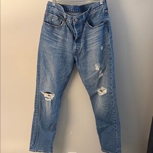 Levi's Men's Straight Jeans in Faded Blue